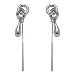 melted chain drop earrings boogzel clothing