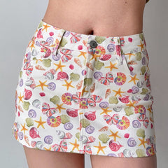 mermaid aesthetic denim mini skirt boogzel clothing
