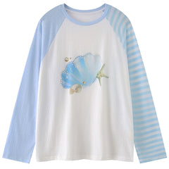 mermaidcore graphic long sleeve top boogzel clothing