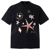 mermaidcore ocean print t-shirt boogzel clothing