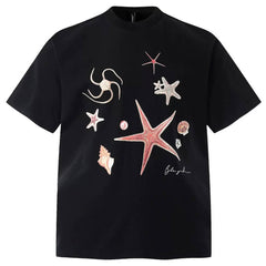 mermaidcore ocean print t-shirt boogzel clothing
