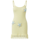 mermaidcore pastel knit mini dress boogzel clothing