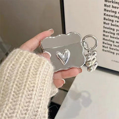 metal heart airpods case boogzel clothing