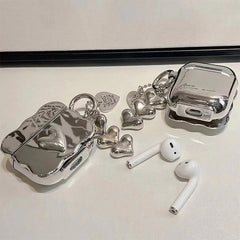 metal heart airpods case boogzel clothing