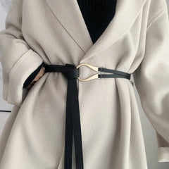 minimalist aesthetic leather belt boogzel clothing