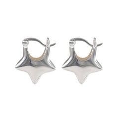 minimalist aesthetic star earrings boogzel clothing