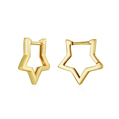 minimalist star earrings boogzel clothing