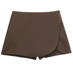 old money asymmetric mini skort boogzel clothing