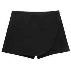 old money asymmetric mini skort boogzel clothing