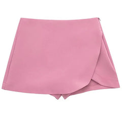 old money asymmetric mini skort boogzel clothing