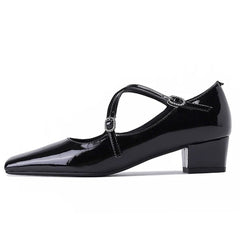 old money cross strap mary janes boogzel clothing