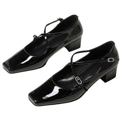 old money cross strap mary janes boogzel clothing