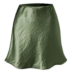 old money satin mini skirt boogzel clothing
