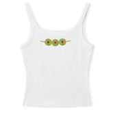 olive skewer beaded tank top boogzel clothing