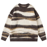 oversized striped knit sweater boogzel clothing