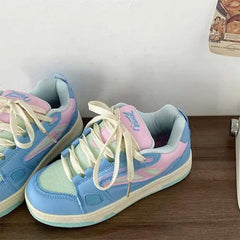 pastel aesthetic skater sneakers boogzel clothing