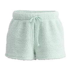 pastel fuzzy mini shorts boogzel clothing