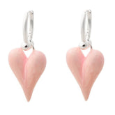 pastel heart pendant earrings boogzel clothing