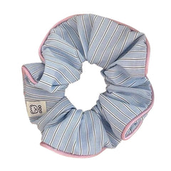 pastel stripe pajama style scrunchies boogzel clothing