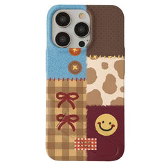 patchwork aesthetic iphone case boogzel clothing