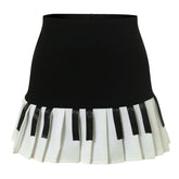 piano pleated skirt boogzel clothing