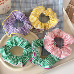 picnic gingham scrunchie boogzel clothing
