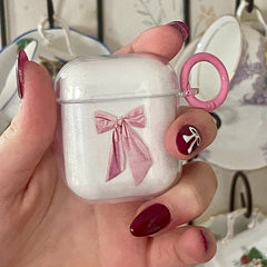 pink bow airpods case boogzel clothing