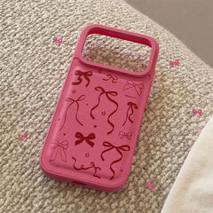 pink bowknot iphone case boogzel clothing