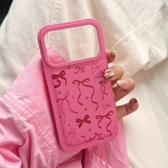 pink bowknot iphone case boogzel clothing