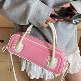pink dachshund shape handbag boogzel clothing