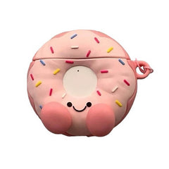pink frosted donut airpods case boogzel clothing