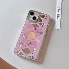 pink lace up iphone case boogzel clothing