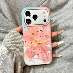 pink lily flower iphone case boogzel clothing