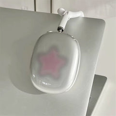 pink star airpods max covers boogzel clothing