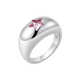 pink star chunky ring boogzel clothing