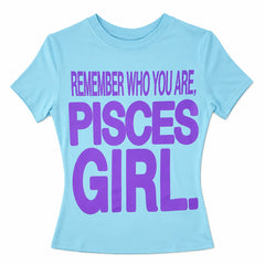 pisces zodiac t-shirt y2k tshirt boogzel clothing