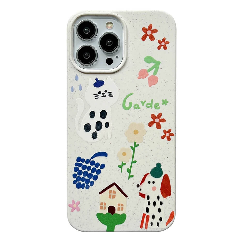 playful paws and petals iphone case boogzel clothing