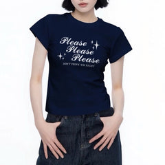 please dont y2k baby tee boogzel clothing