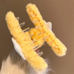 plush star hair claw clip boogzel clothing