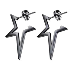 pointed star earrings boogzel clothing