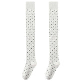 polka dot over the knee stockings boogzel clothing