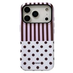 polka dot and stripes iphone case boogzel clothing