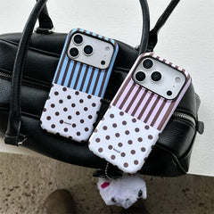 polka dot and stripes iphone case boogzel clothing