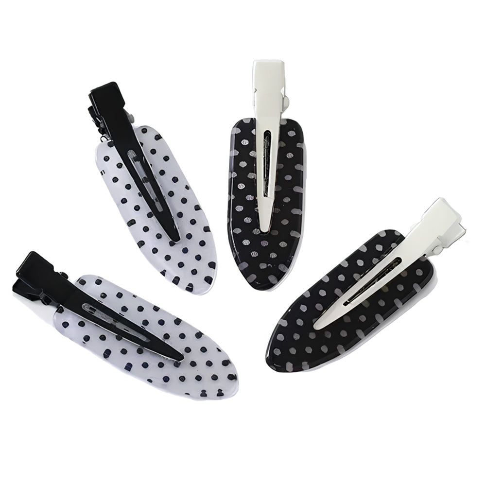polka dot hair clips set boogzel clothing