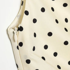 polka dot one shoulder ruffle top boogzel clothing