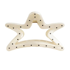 polka dot pattern hair claw clips boogzel clothing
