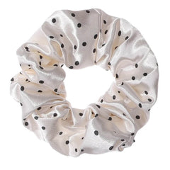 polka dot satin scrunchie boogzel clothing