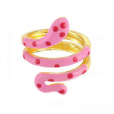 polka dot snake ring boogzel clothing