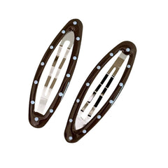 polka dot snap hair clip 5pcs set boogzel clothing