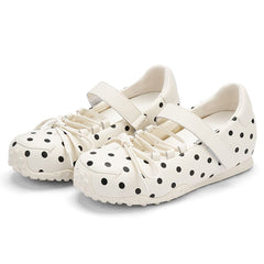 polka dot strap sandals boogzel clothing